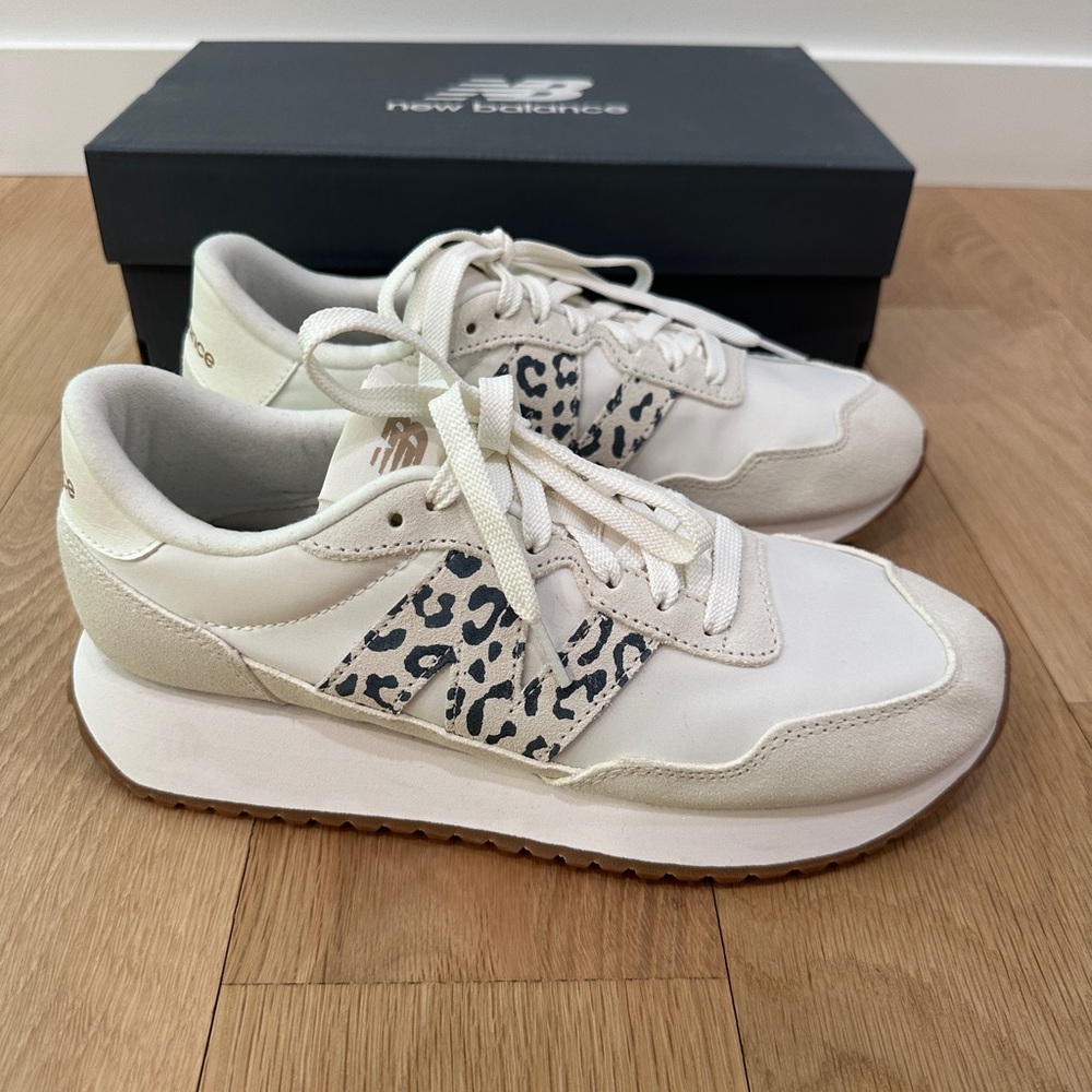 New Balance Style 237 White, Cream and Grey Sneakers Runners with Cushioned Sole